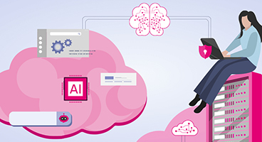 Illustratioin zu Cloud Computing und AI: Der Enabler für intelligente Innovationen