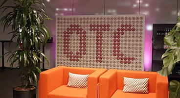 Donut Wall at the Digital X Warmup of T Cloud Public