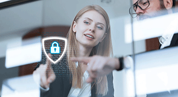 Magenta leuchtendes Paragrafen-Zeichen als Symbol für Berufsgeheimnisträger