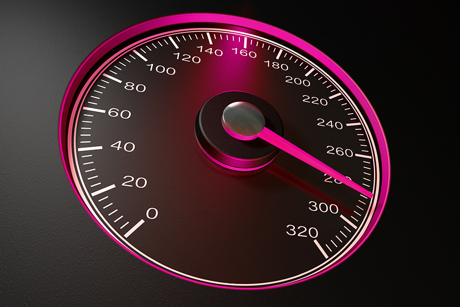 Image of a speedometer