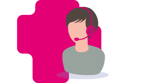 Icon mit Berater:in symbolisiert individuelle Beratung zum T Cloud Public Marketplace