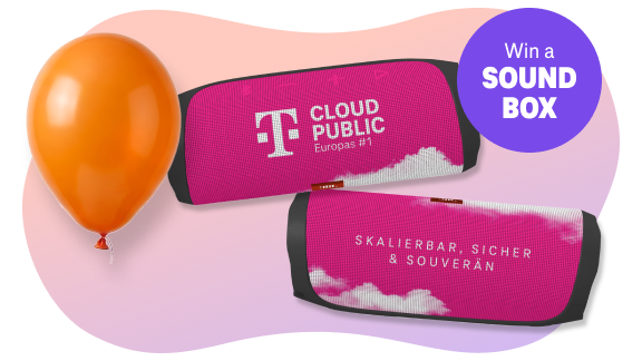 JBL Mangeta Soundbox with balloon