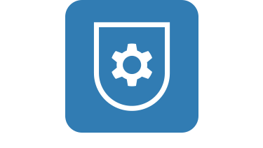 Protective shield icon