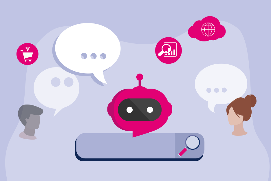 Illustration of T Cloud Public Chatbot