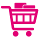 Icon with shopping cart
