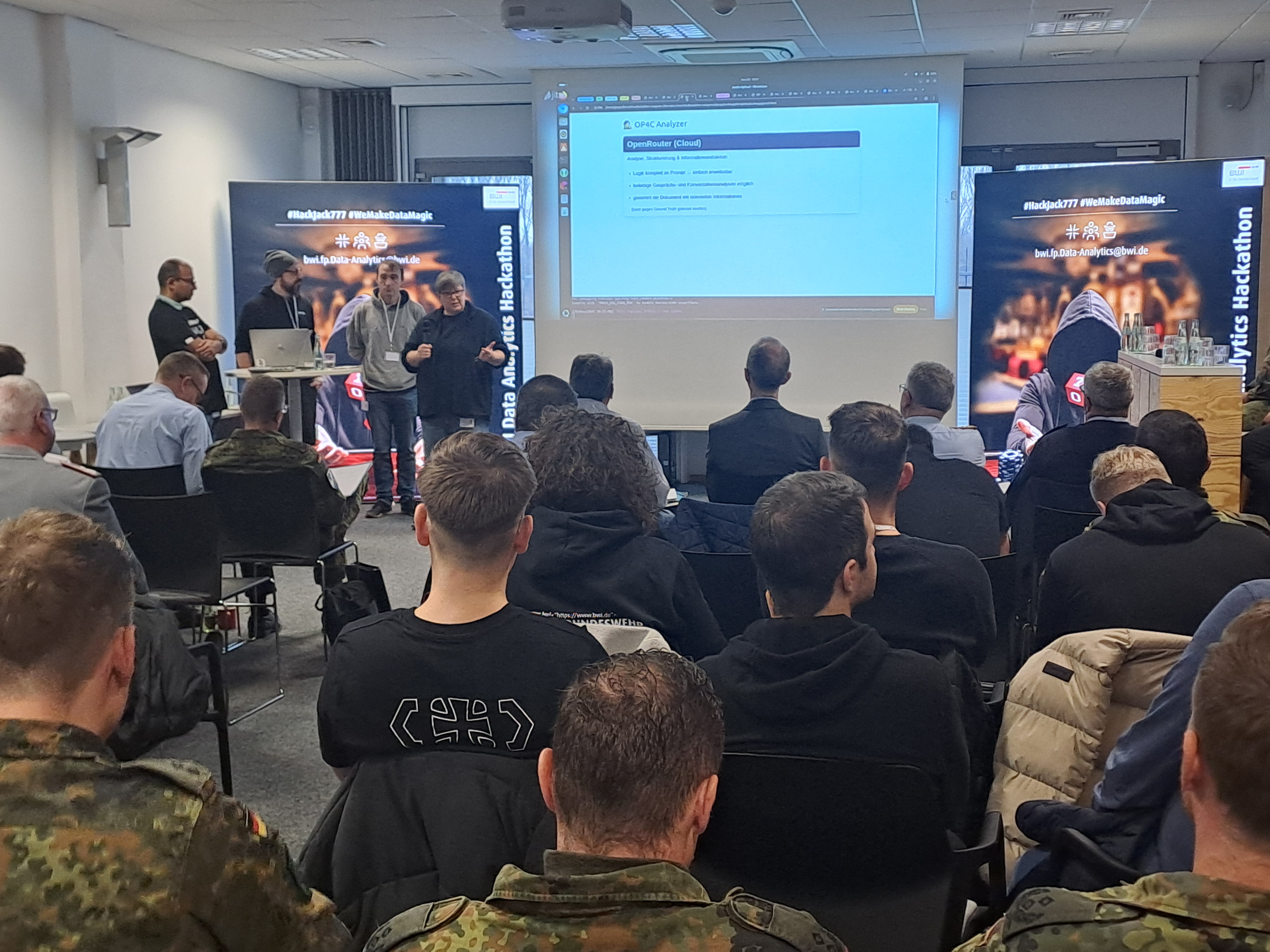 BWI Hackathon: Eine Präsentation